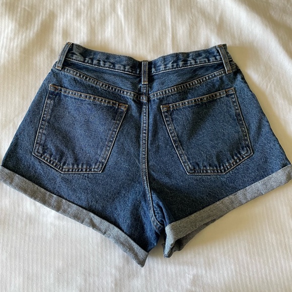 A&F High Waisted Denim Shorts - Picture 2 of 4
